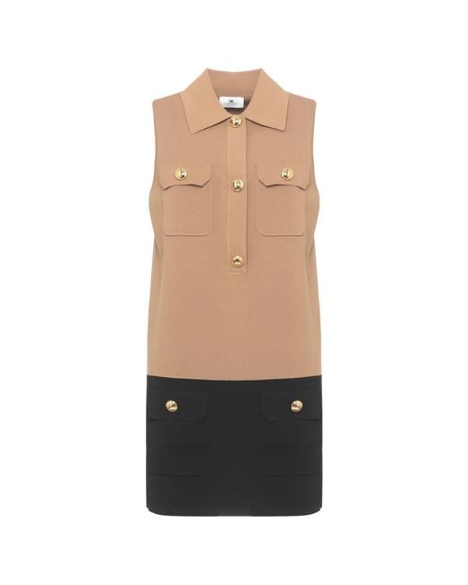 Elisabetta Franchi Multicolor Short Dresses