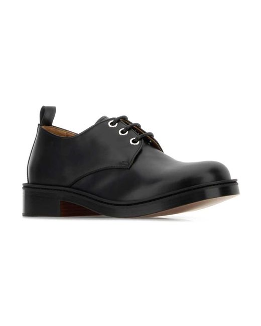 McQueen Black Laced Shoes for men