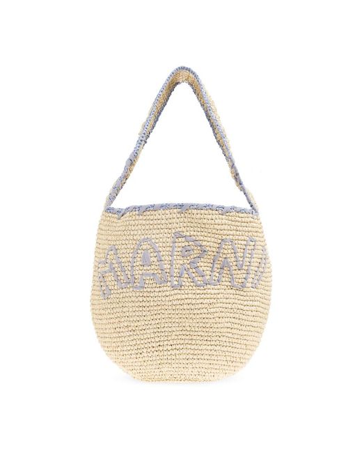 Marni Natural Shoulder Bags