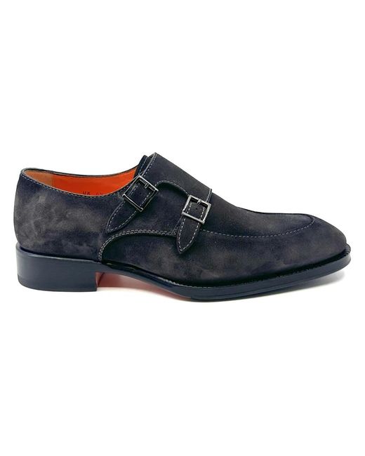 Business Shoes Santoni pour homme en coloris Blue