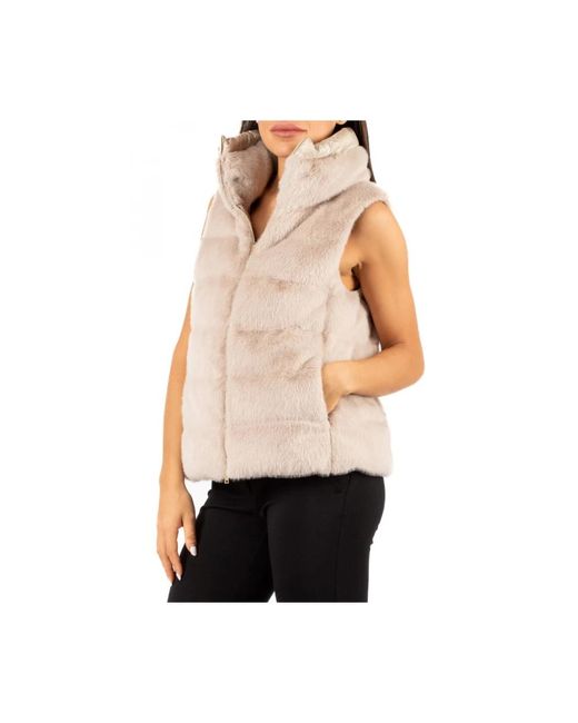 Vests Herno en coloris Natural