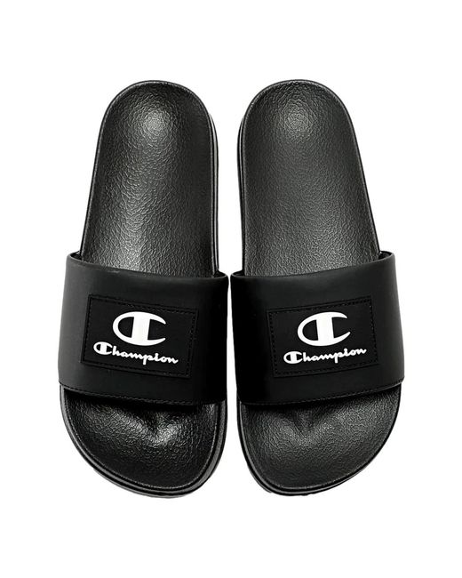Shoes > flip flops & sliders > sliders Champion pour homme en coloris Black
