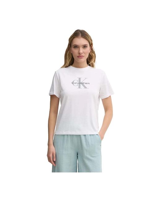 T-Shirts di Calvin Klein in White