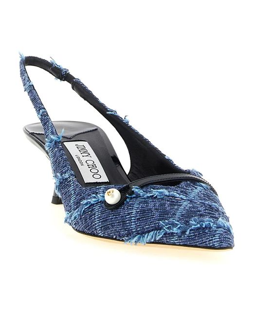 Jimmy Choo Blue Pumps