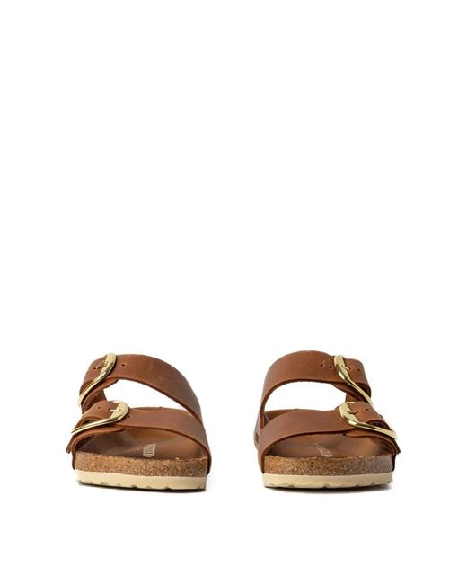 Birkenstock Brown Sliders for men