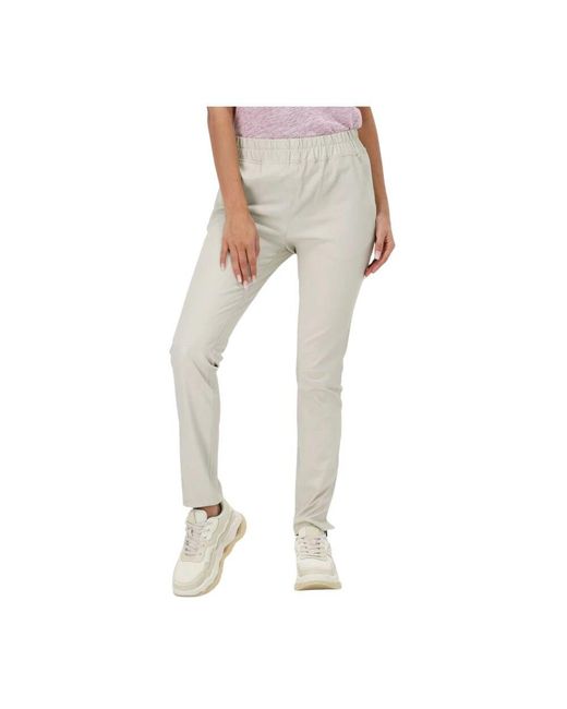 EST'SEVEN Natural Stretch-Leder Chino Hose