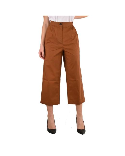 Woolrich Brown Wide Trousers