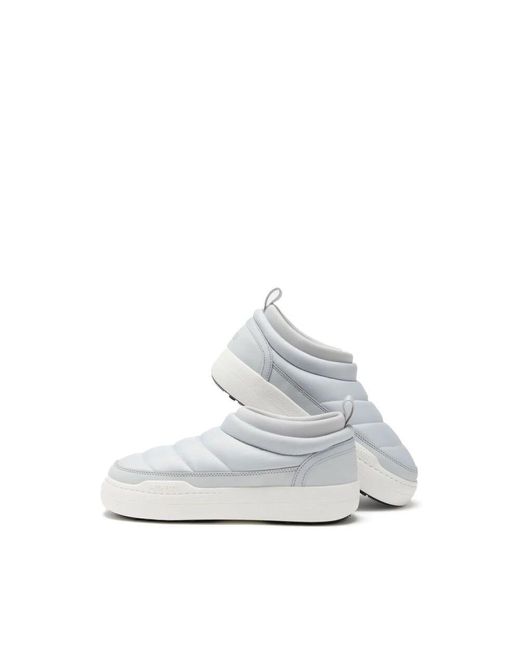 Moon Boot White Logo print slip-on schuhe