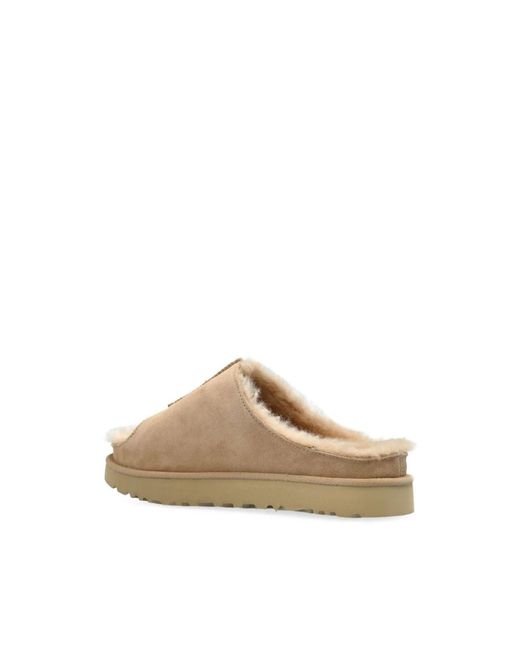 Ugg Schoenen ,Suède Greenport Slide in het Natural