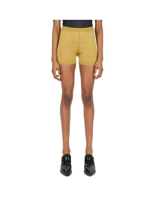 Short Shorts di 1017 ALYX 9SM in Yellow