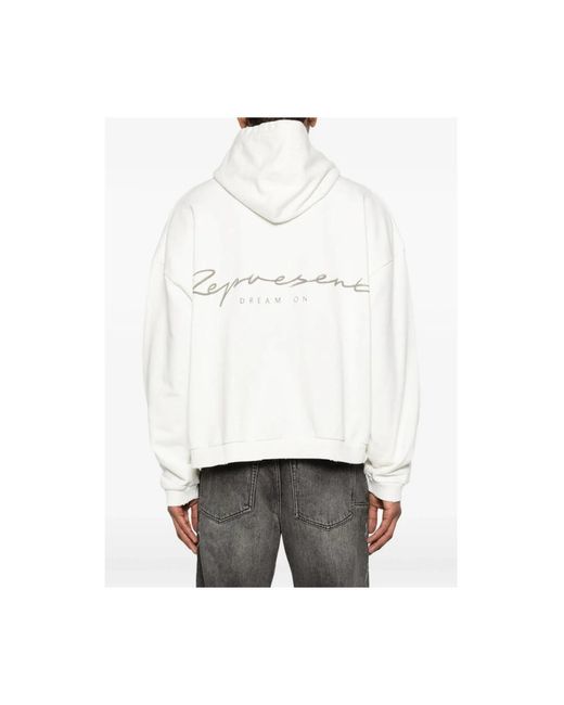 Hoodies Represent de hombre de color White