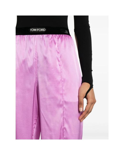 Tom Ford Pink Straight Trousers