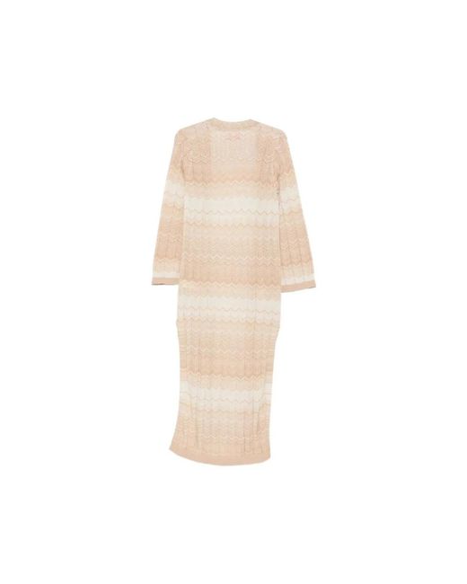 Mc2 Saint Barth Natural Long Knitwear