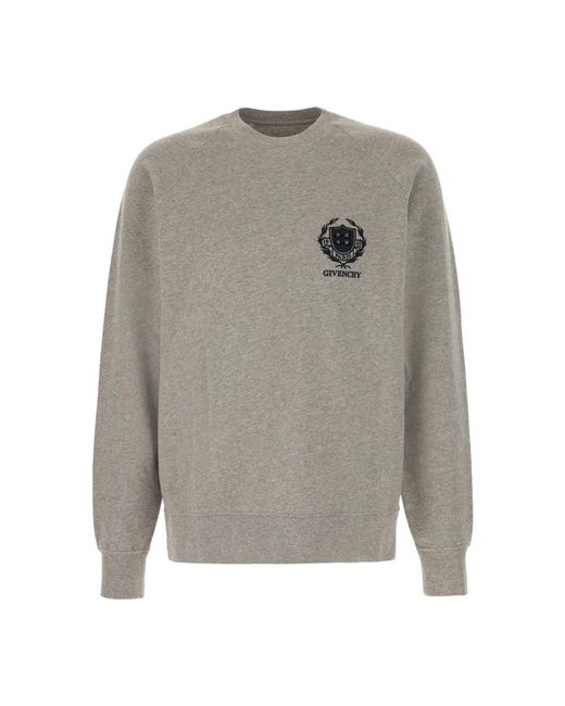 Givenchy Crest slim-fit sweatshirt,stylischer sweatshirt für männer in Gray für Herren