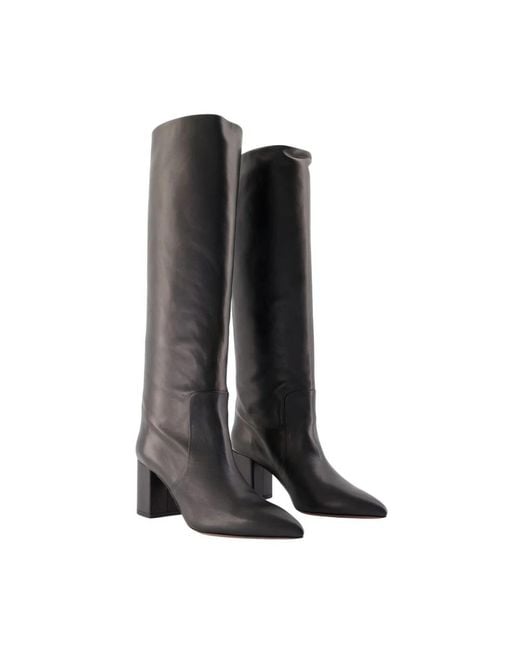 Paris Texas Black Heeled Boots