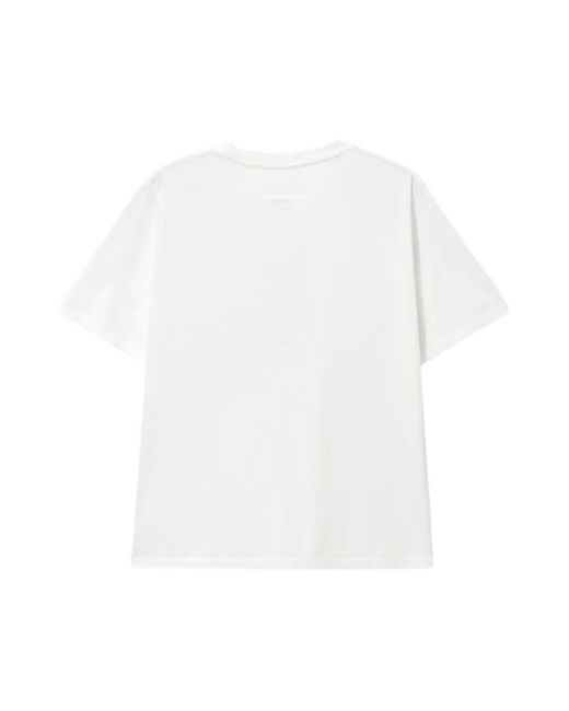 MM6 by Maison Margiela White T-Shirts for men