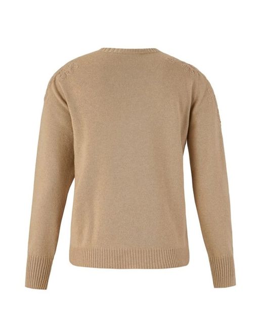 Round-Neck Knitwear D.exterior de color Brown