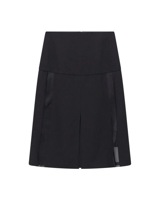 Jil Sander Black Short Skirts