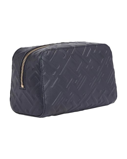Tommy Hilfiger Blue Toilet Bags