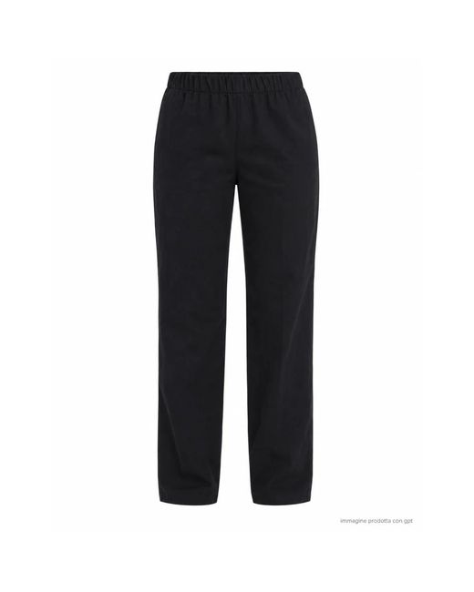 Pomandère Black Straight Trousers