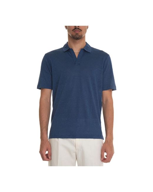 Polo Shirts di Gran Sasso in Blue da Uomo