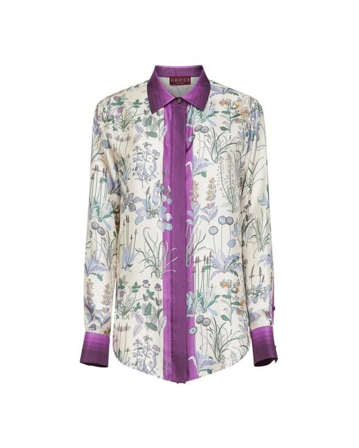 Shirts Gucci de color Purple