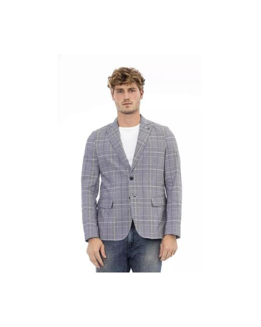 DISTRETTO12 Gray Blazers for men