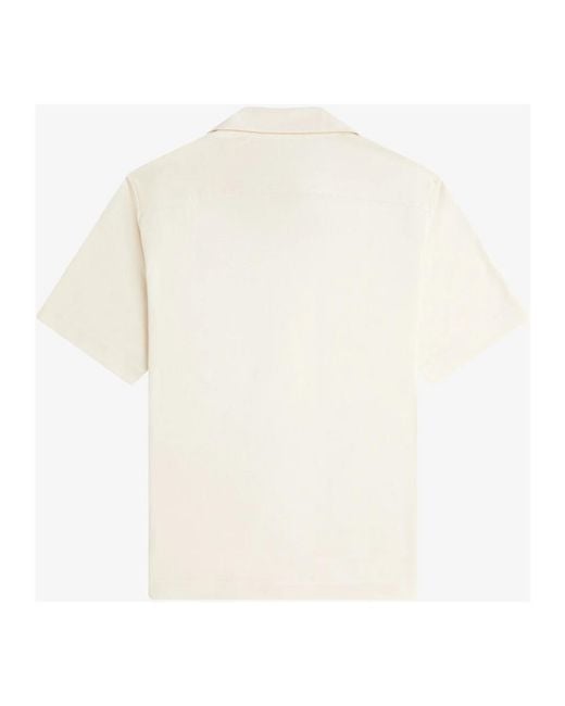 Fred Perry White Short Sleeve Shirts for men