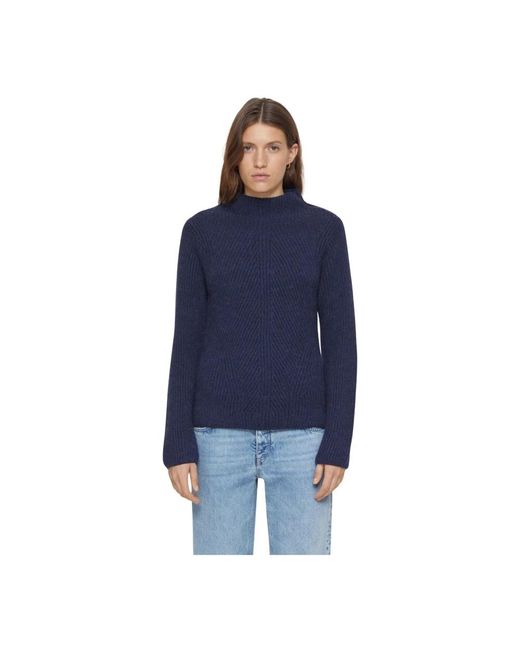 Closed Blue Rollkragenpullover