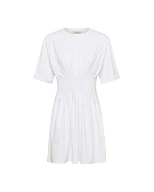 Gestuz White Short Dresses