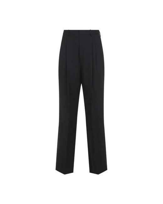 Dries Van Noten Panrom Broek in het Black voor heren