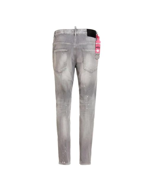 DSquared² Slim-fit jeans in Gray für Herren