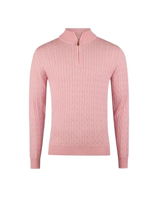 Stenstroms Pink Turtlenecks for men