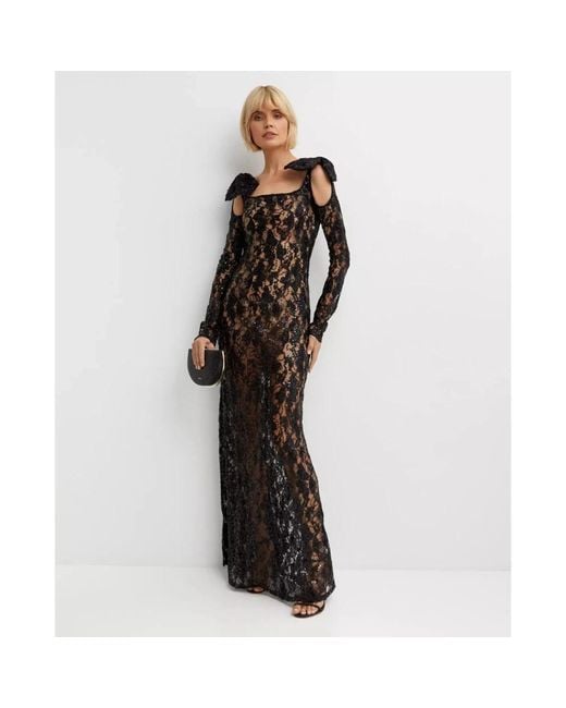 Nina Ricci Maxi Dresses in het Black
