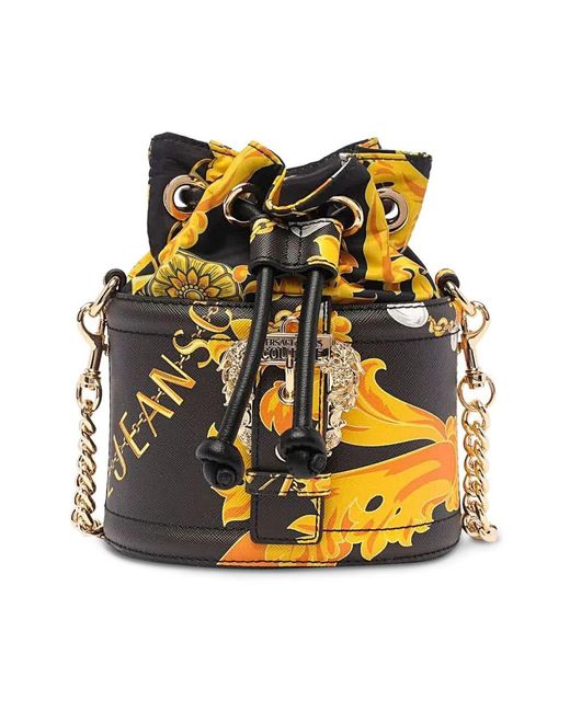 Versace Yellow Bucket Bags