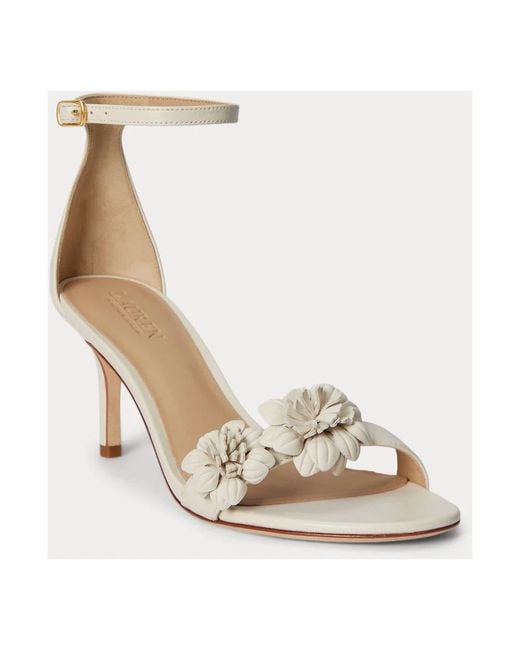 Ralph Lauren Metallic High Heel Sandals