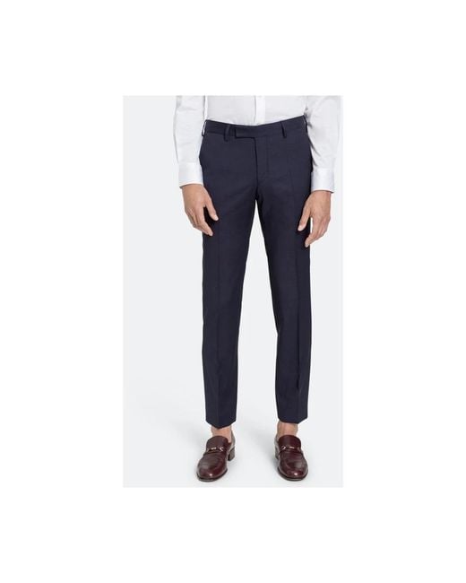 Baldessarini Blue Suit Trousers for men