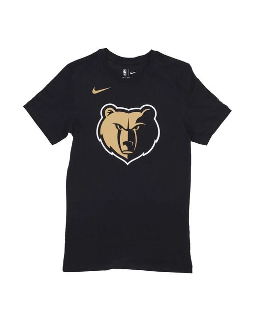 Nike Fitness ,Zwart ,Katoen Memphis Grizzlies City Edition Tee in het Black voor heren
