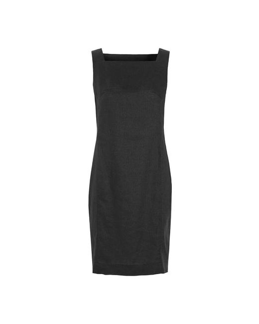 Bitte Kai Rand Black Luftiges Leinenkleid Schwarz