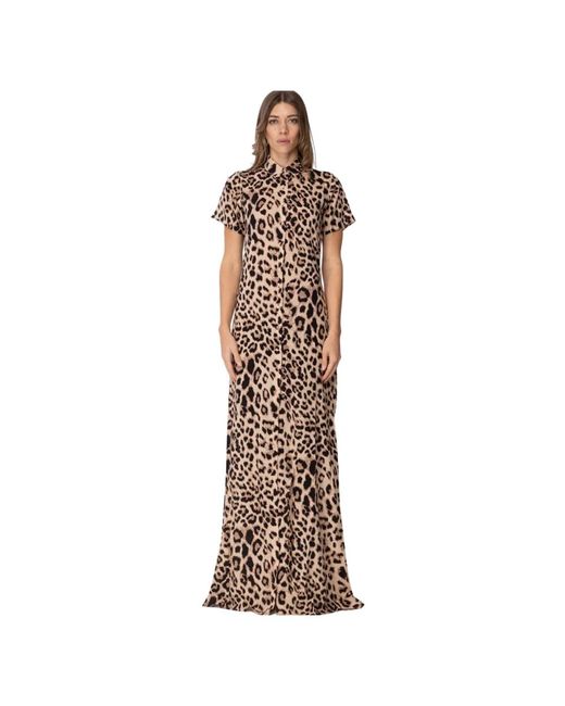 Maxi Dresses ME FUI de color Brown