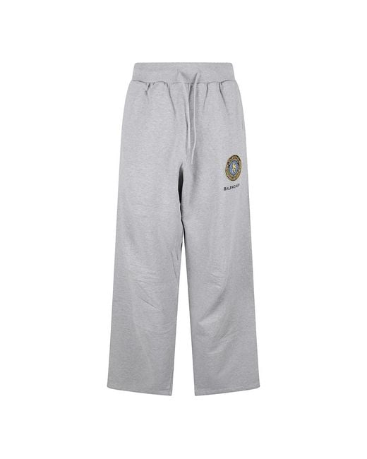 Balenciaga Gray Wide Trousers for men