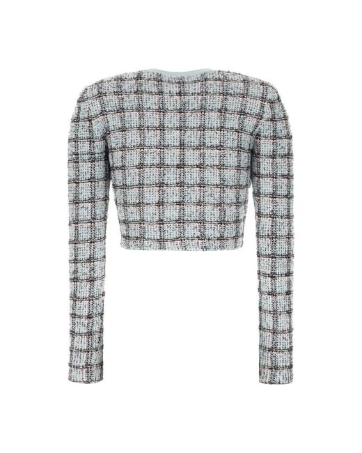 Self-Portrait Gray Tweed Jackets
