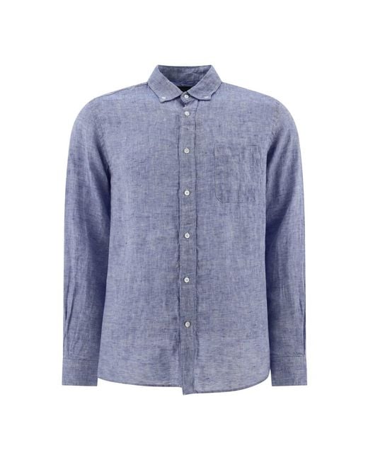 Beams Plus Blue Casual Shirts for men