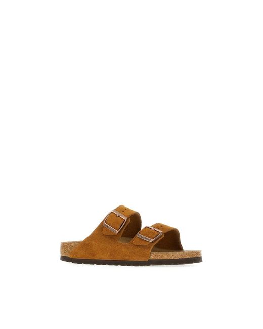 Birkenstock Brown Sliders