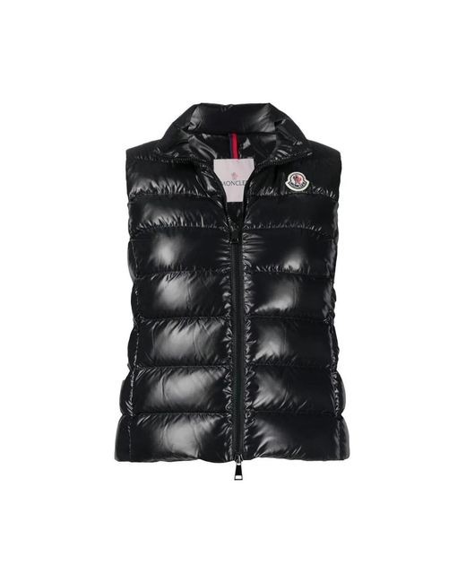 Moncler Black Waistcoats