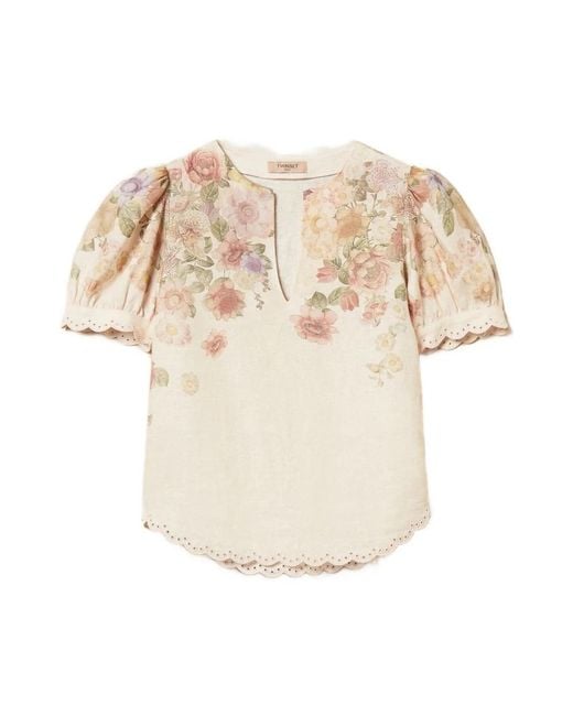 Twinset Natural Blouses