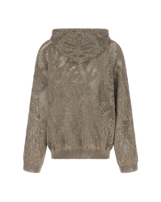 Brunello Cucinelli Gray Hoodies