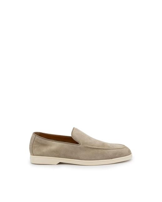 Doucal's Schoenen ,Leer Adler Moccasin in het Natural voor heren
