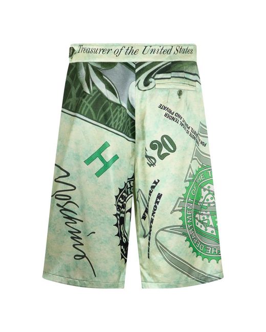 Moschino Green Casual Shorts for men