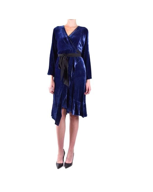 Diane von Furstenberg Blue Midi Dresses